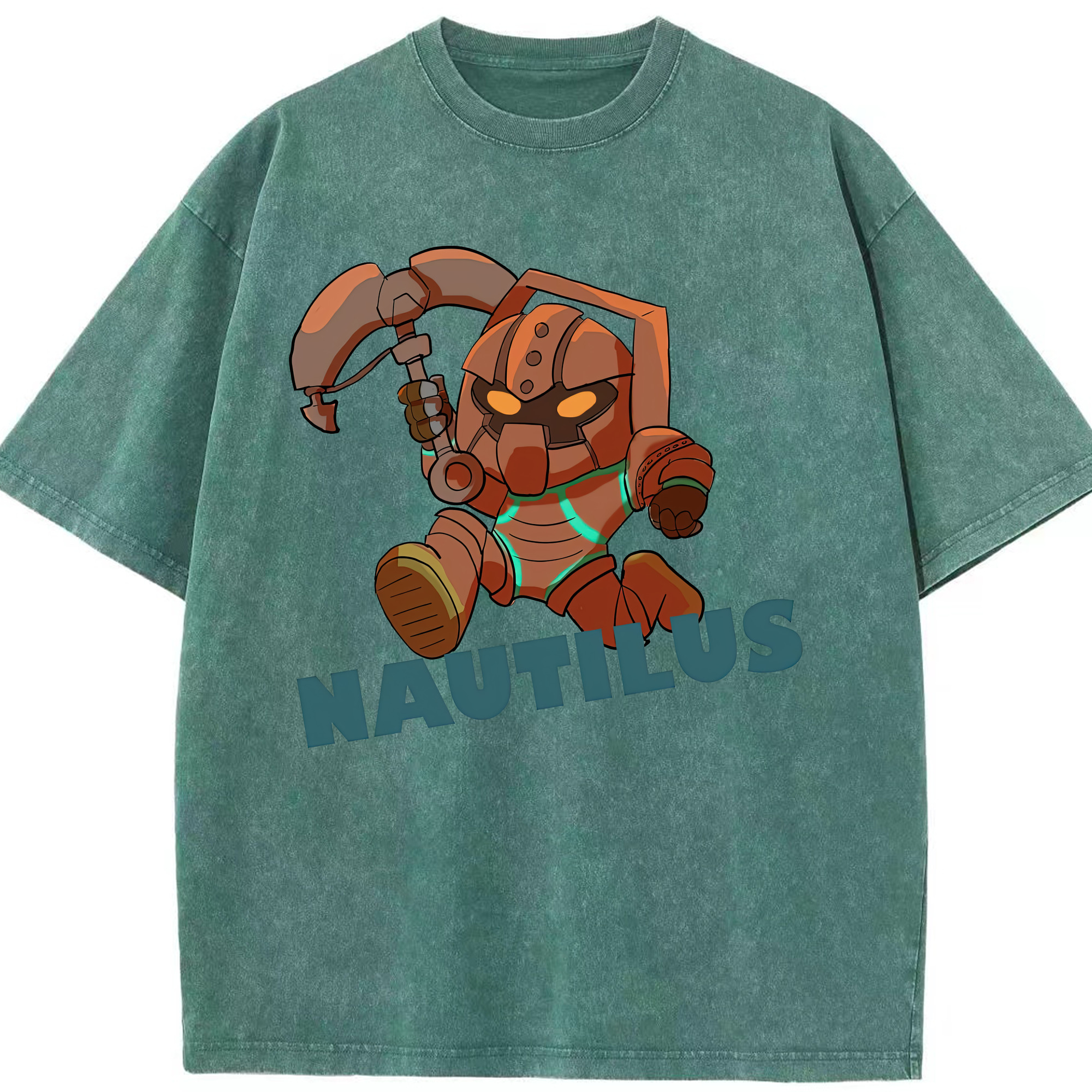 リーグ・オブ・レジェンド League of Legends LOL 綿100% ヴィンテージ風 半袖Tシャツ（フロントプリント）